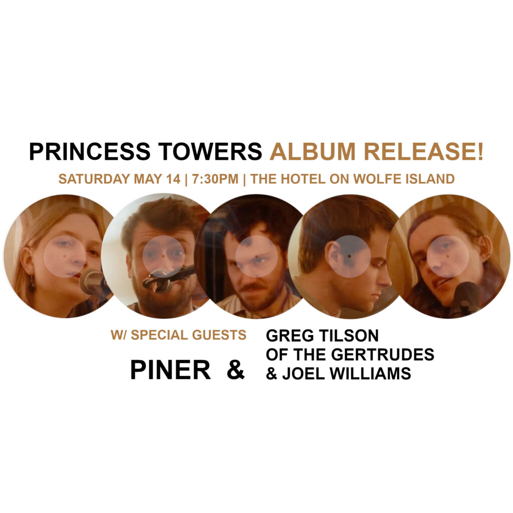 Princess Towers album release – with Piner / Greg Tilson & Joel Williams