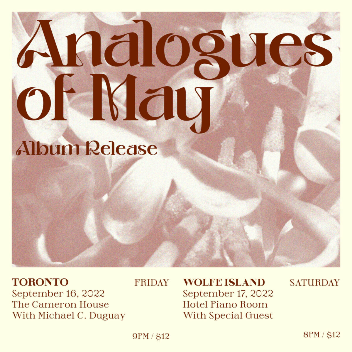 Analogues of May – Album Release Concert