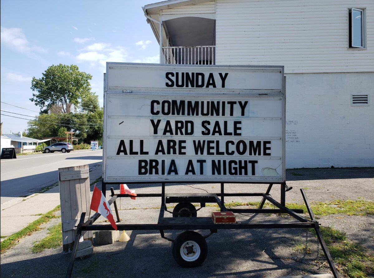 Wolfe Island Community Yard Sale