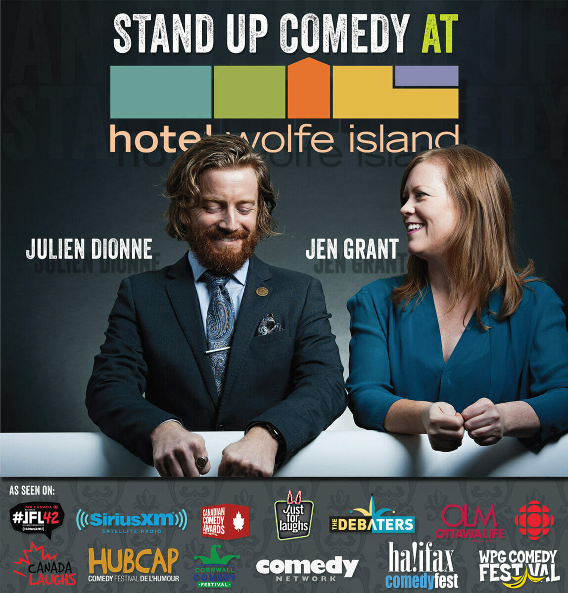 Stand-up Comedy with Jen Grant & Julien Dionne