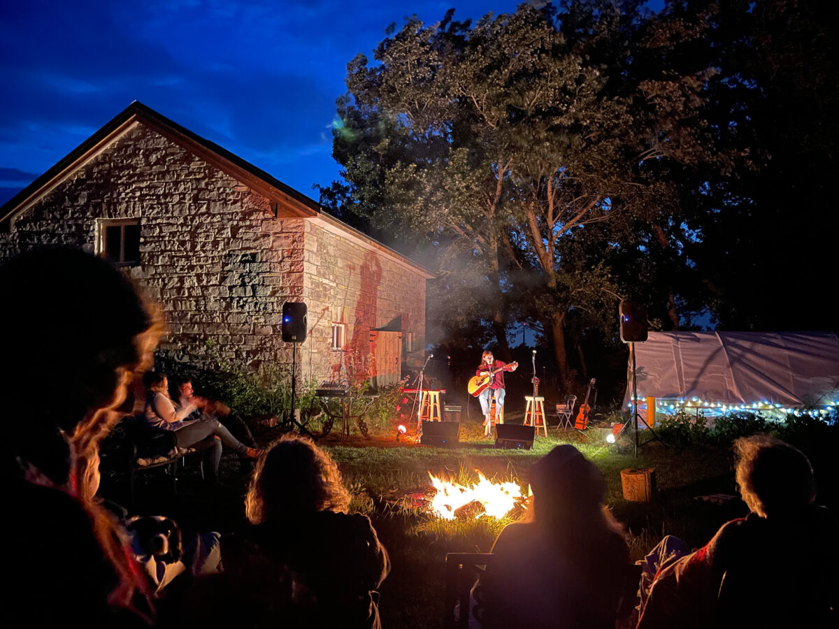 Equinox Songwriter’s Circle at Wolfe Island Gardens