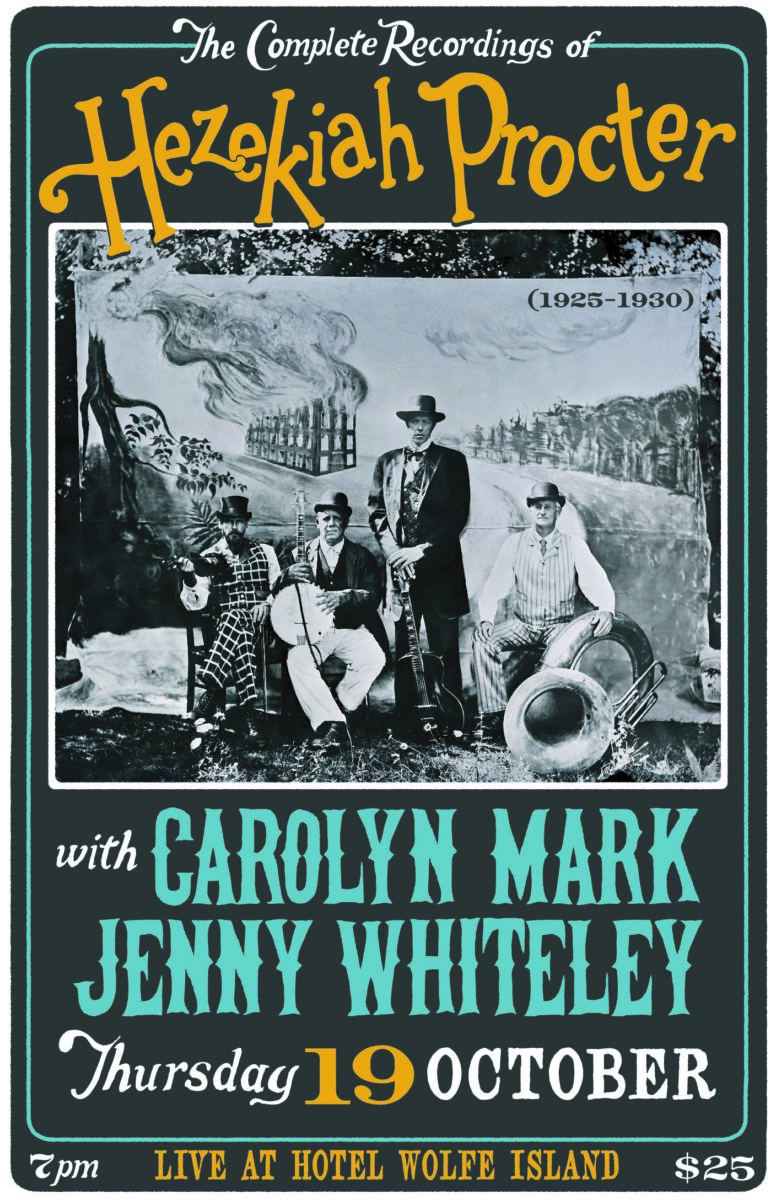 Hezekiah Procter / Carolyn Mark / Jenny Whiteley