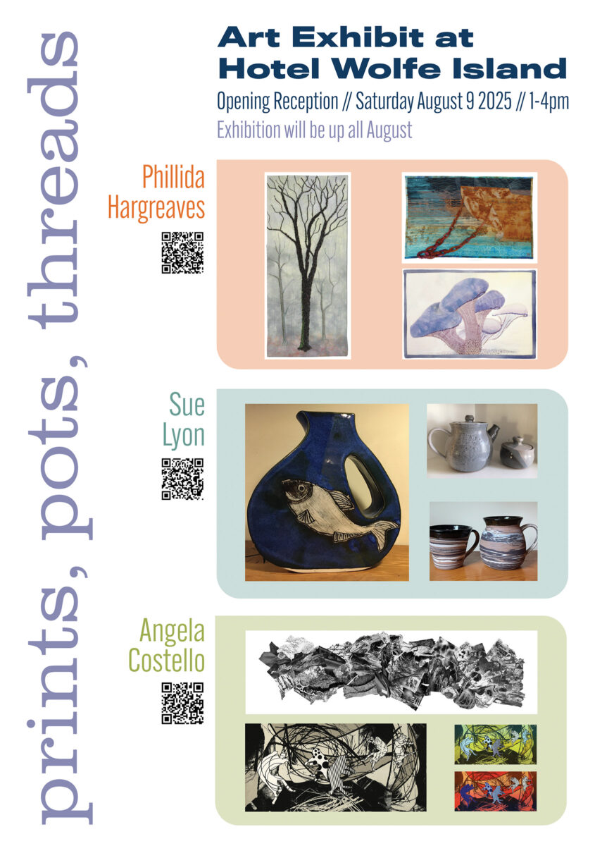 Prints, Pots, Threads: Art Exhibit