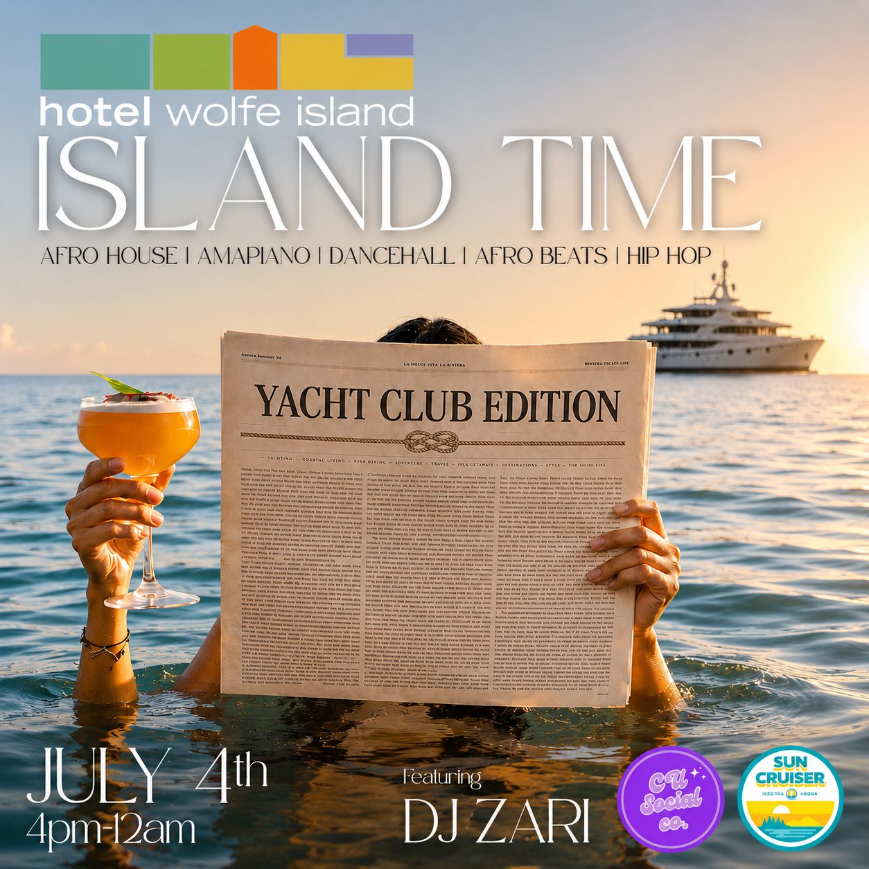 ISLAND TIME: YACHT CLUB EDITION - Hotel Wolfe Island